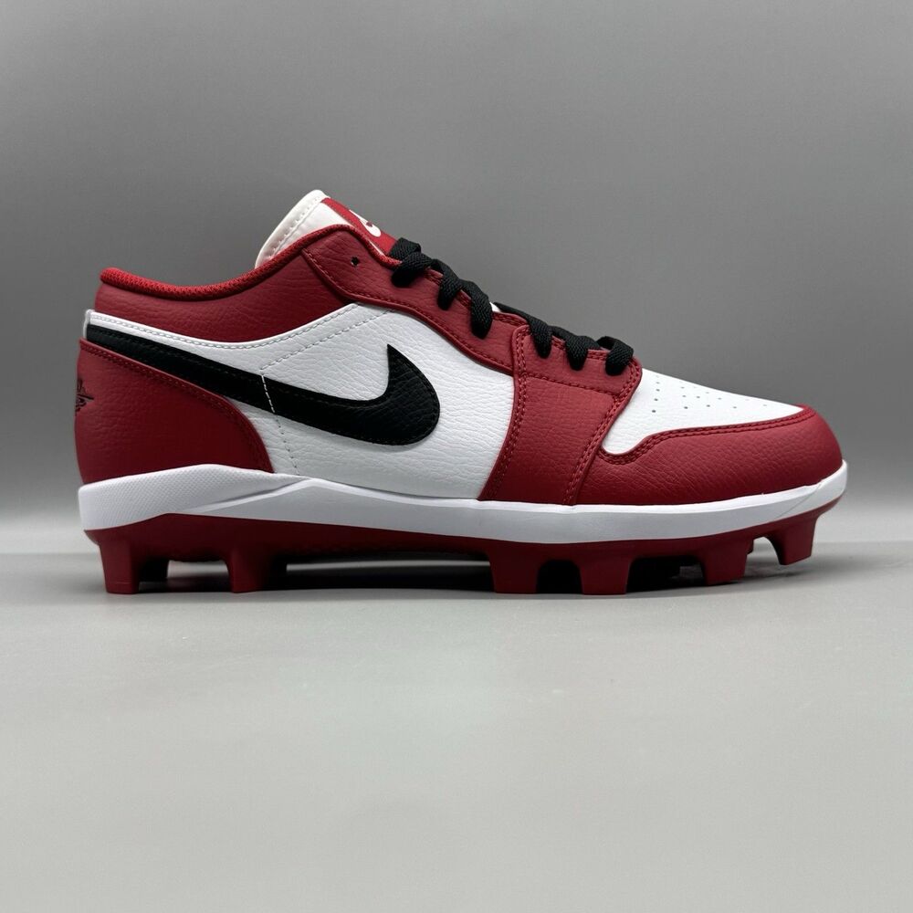 Nike Air Jordan 1 Retro MCS Low 'Chicago' Baseball Cleats CJ8524-611 Size 11
